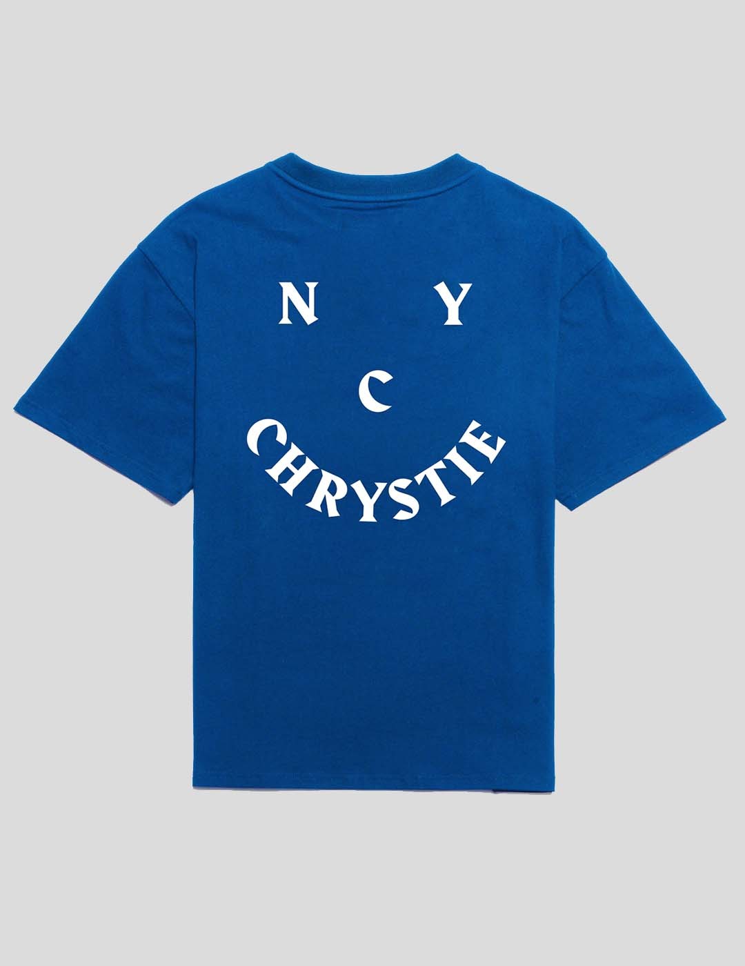 CAMISETA CHRYSTIE NYC SMILE LOGO TEE ROYAL BLUE
