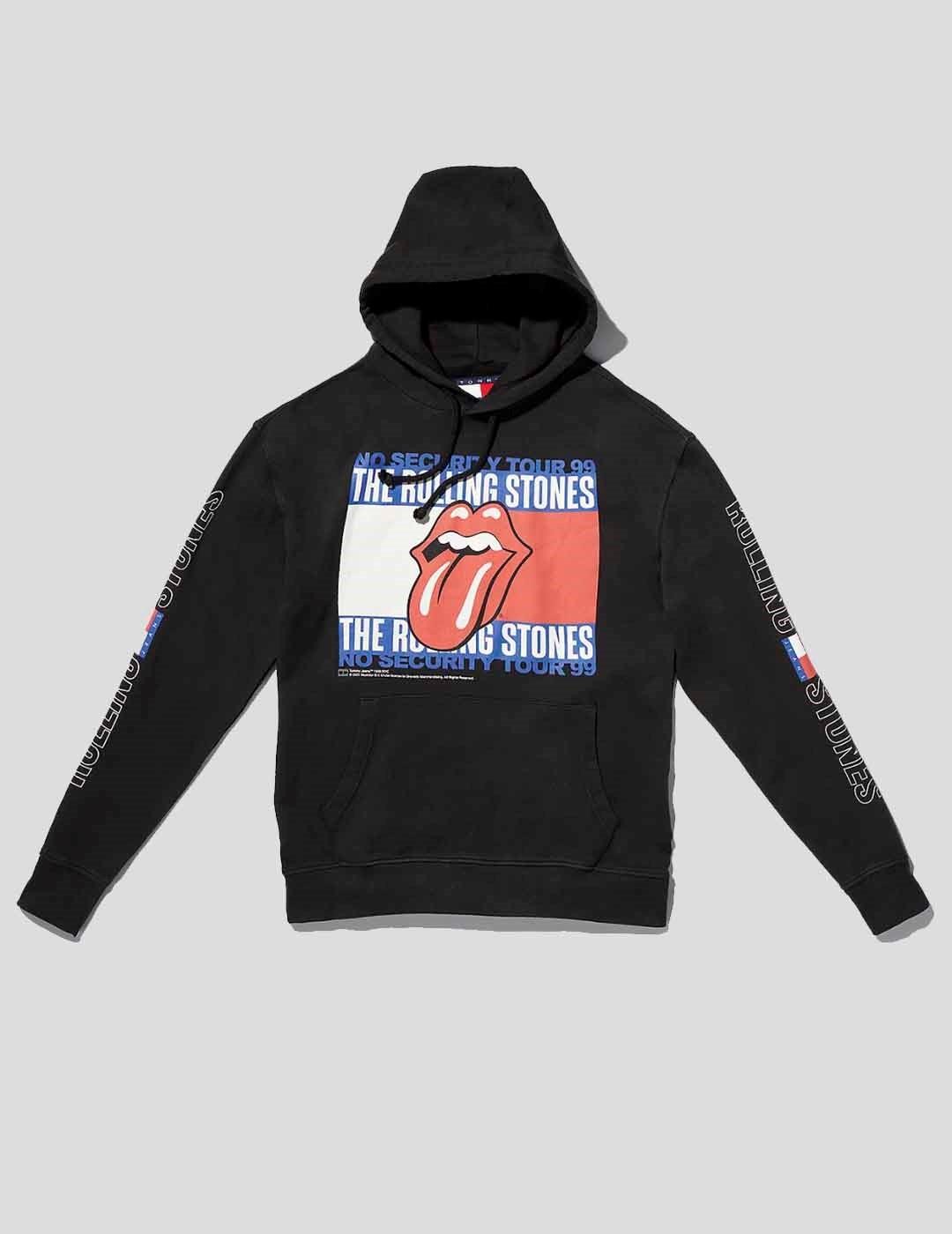 SUDADERA TOMMY JEANS ROLLING STONES REVISITED HOODIE BACK