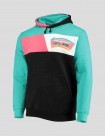 SUDADERA MITCHELL & NESS A SPURS COLOR BLOCKED HOODIE TEAL