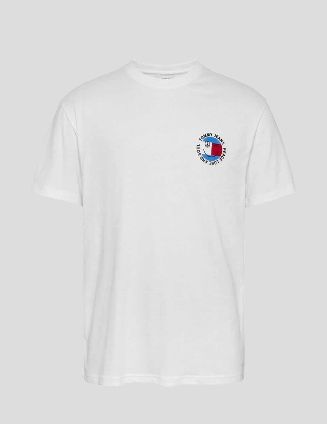 CAMISETA TOMMY JEANS PEACE SMILEY TEE WHITE