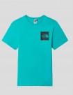 CAMISETA THE NORTH FACE S/S FINE TEE PORCELAIN GREEN