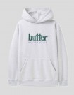 SUDADERA BUTTER GOODS EQUIPMENT EMBROIDERED HOODIE ASH GREY