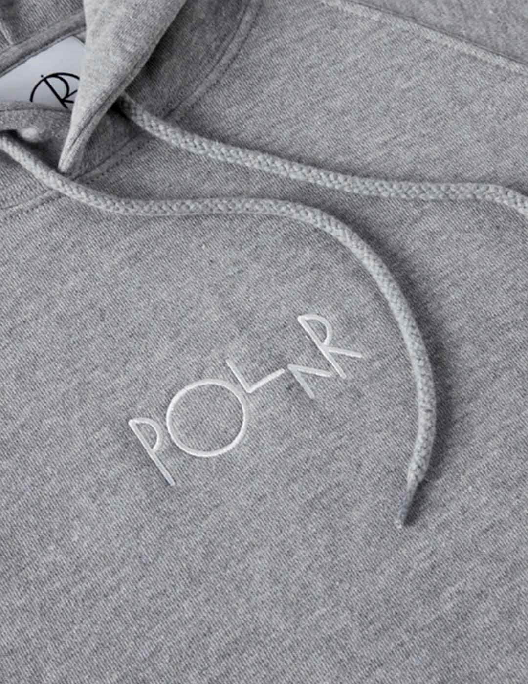 SUDADERA POLAR SKATE CO DEFAULT HOODIE HEATHER GREY