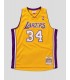 CAMISETA MITCHELL & NESS LAKERS SHAQ O'NEAL SWINGMAN ORO CLARO