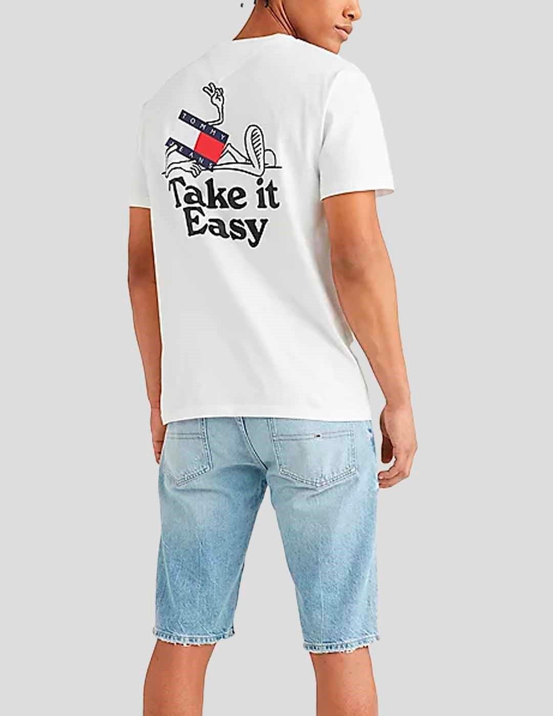 CAMISETA TOMMY JEANS TOMMY TAKE IT EASY TEE BLACK