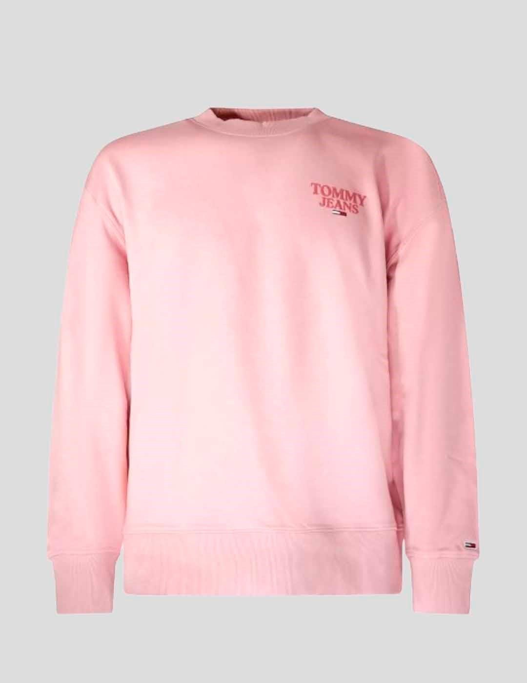 SUDADERA TOMMY JEANS TONAL ENTRY GRAPHIC CREW PINK