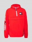 CHAQUETA TOMMY JEANS TJM CHICAGO POPOVER  WAGON RED