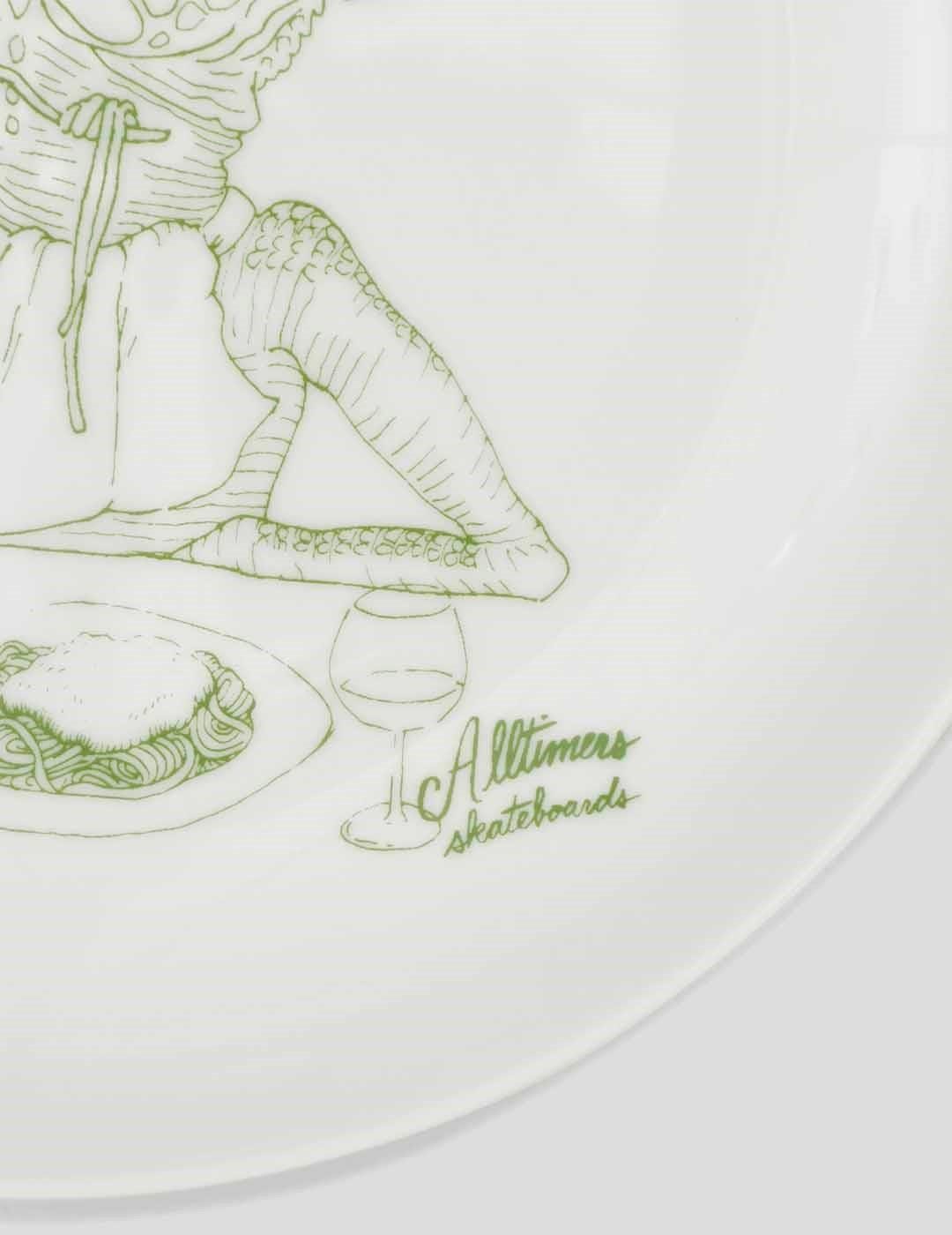 ACCESORIOS ALLTIMERS FOREVER FANCY PLATE WHITE