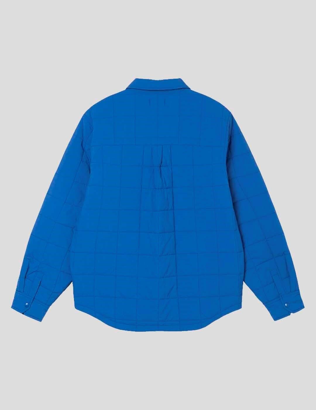 CHAQUETA STUSSY QUILTED FATIGUE SHIRT BLUE