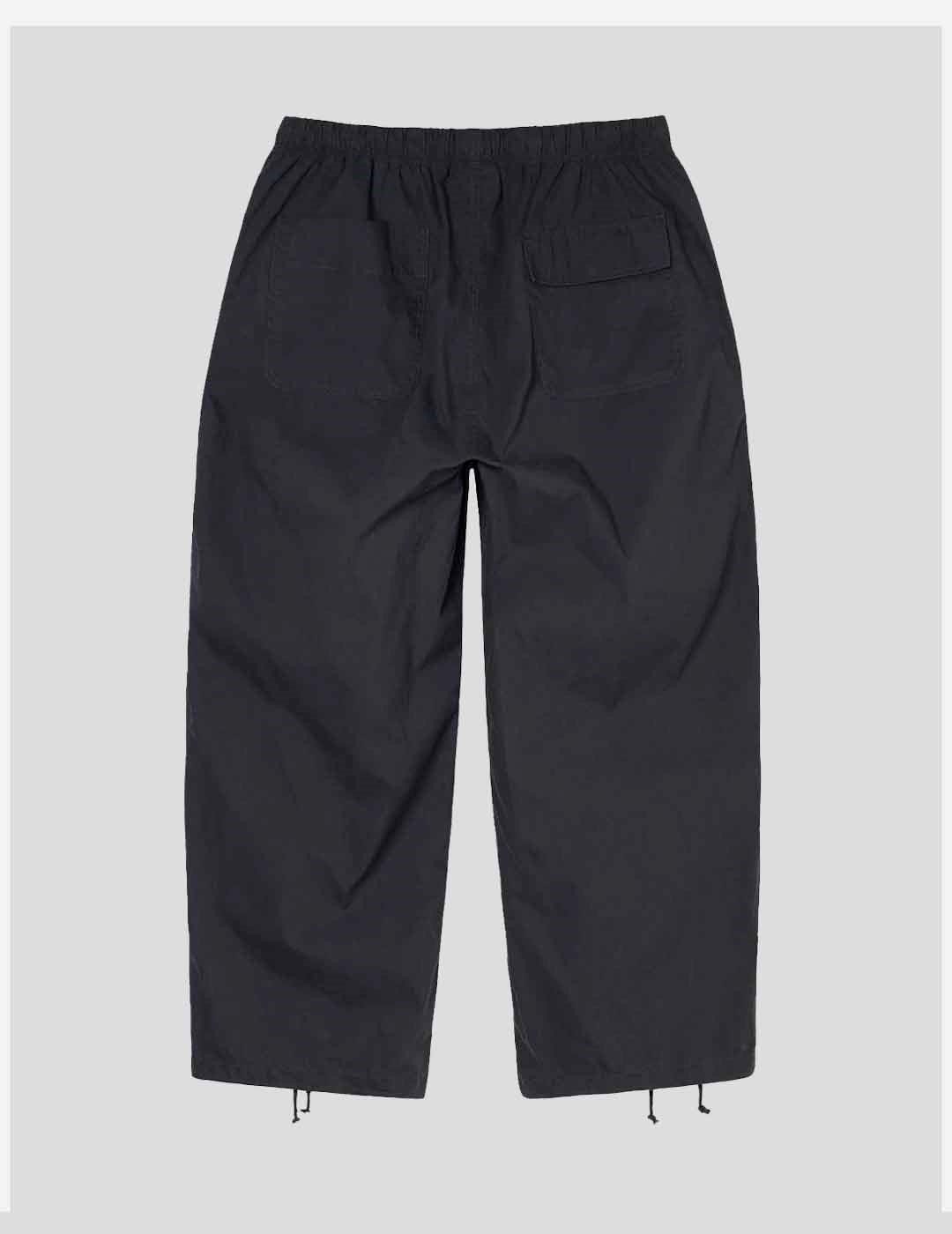 PANTALÓN STUSSY NYCO OVER TROUSERS WASHED BLACK