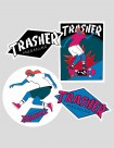 VARIOS THRASHER X PARRA 4 PACK DE PEGATINAS