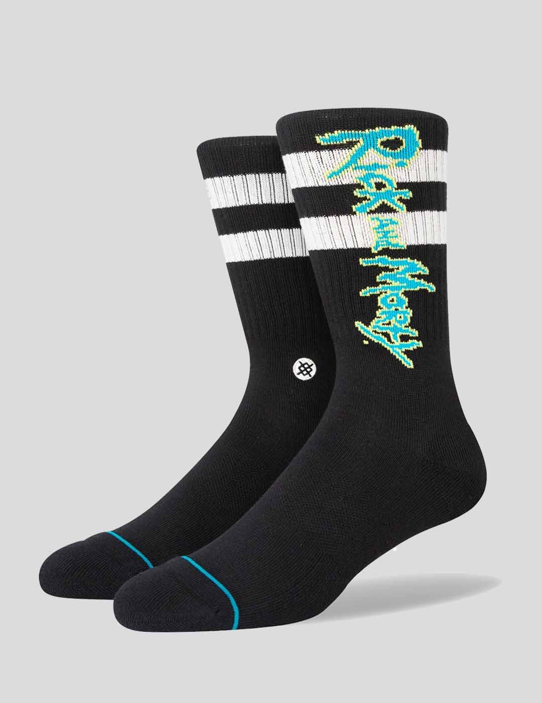 CALCETINES STANCE X RICK AND MORTY SOCKS BLK