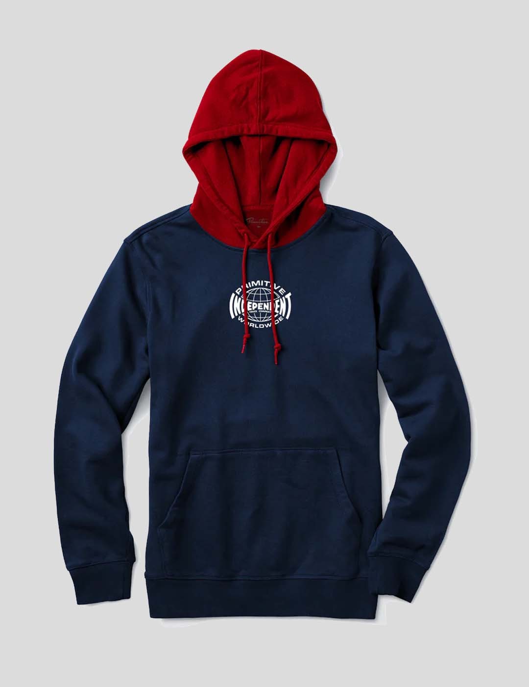 SUDADERA PRIMITIVE X INDEPENDENT GLOBAL TWO TONE HOOD NAVY