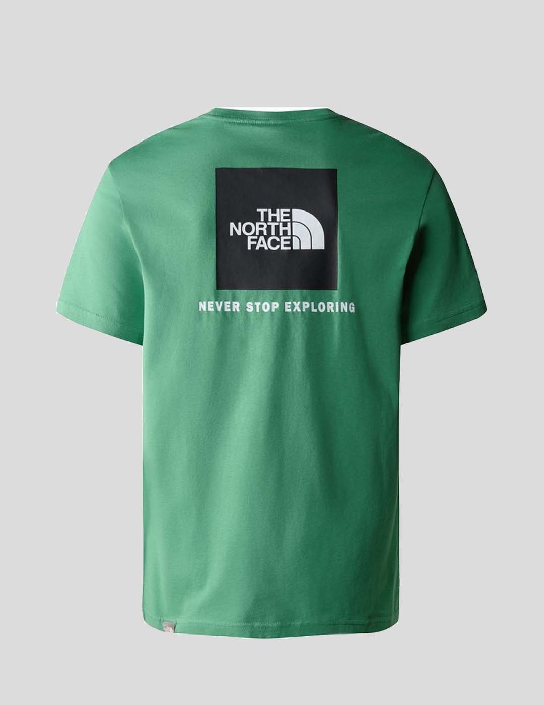 CAMISETA THE NORTH FACE RED BOX TEE  DEEP GRASS GREEN