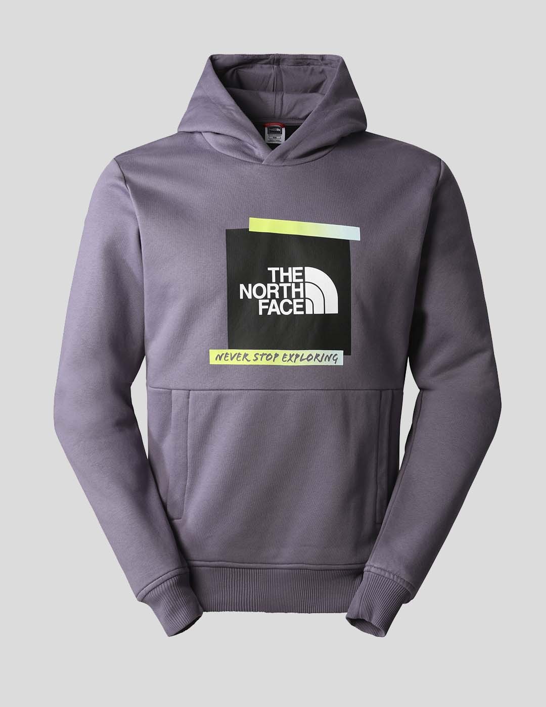 SUDADERA THE NORTH FACE GRAPHIC HOODIE LUNAR SLATE