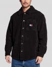 CHAQUETA TOMMY JEANS SHERPA OVERSHIRT BLACK