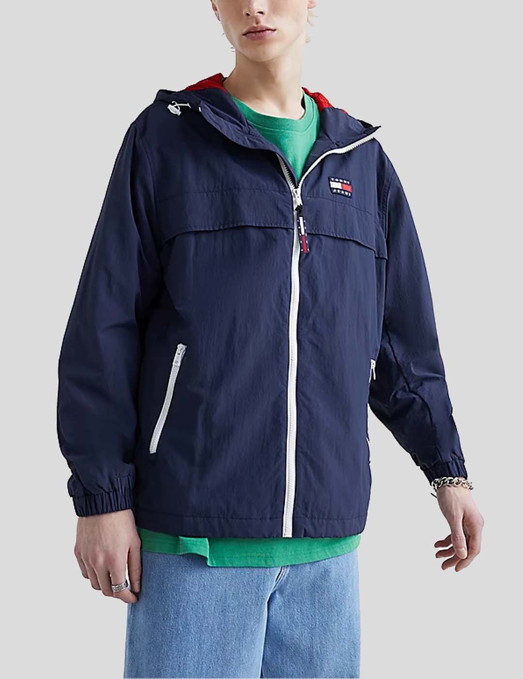 CHAQUETA TOMMY JEANS CHICAGO WINDBREAKER NAVY BLUE