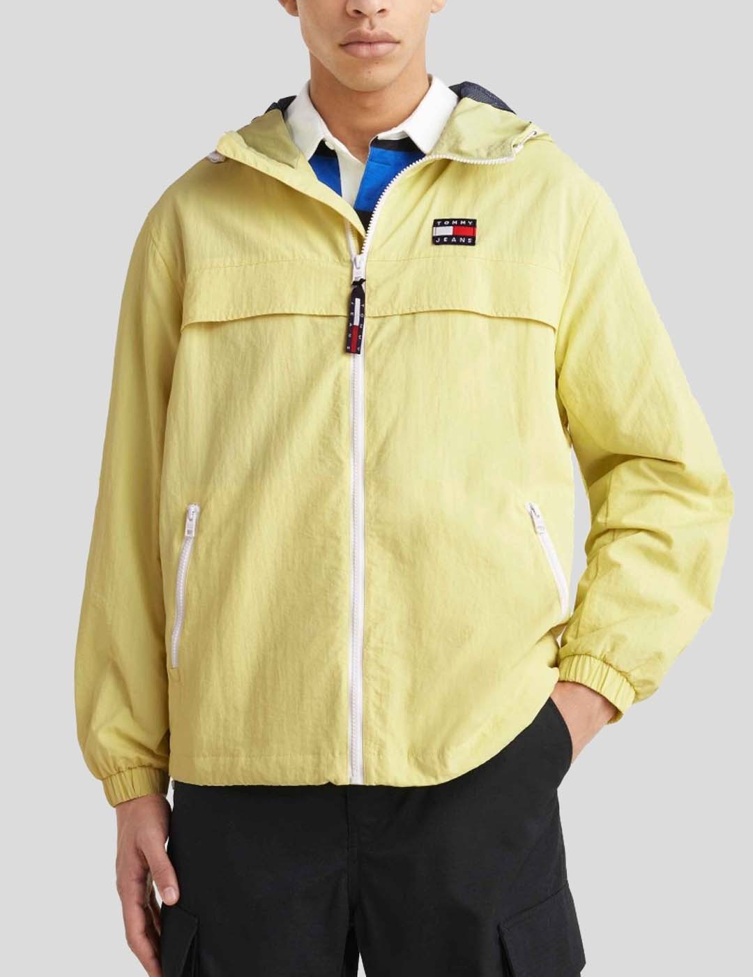 CHAQUETA TOMMY JEANS CHICAGO WINDBREAKER  LIME GREEN