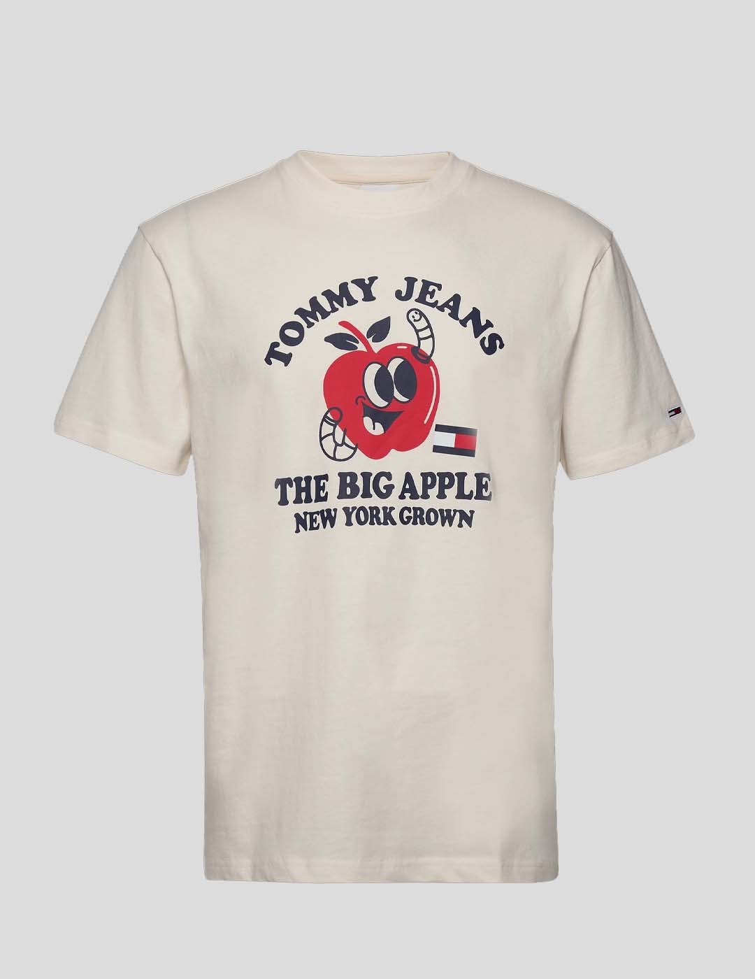 CAMISETA TOMMY JEANS HOMEGROWN APPLE  ANCIENT WHITE