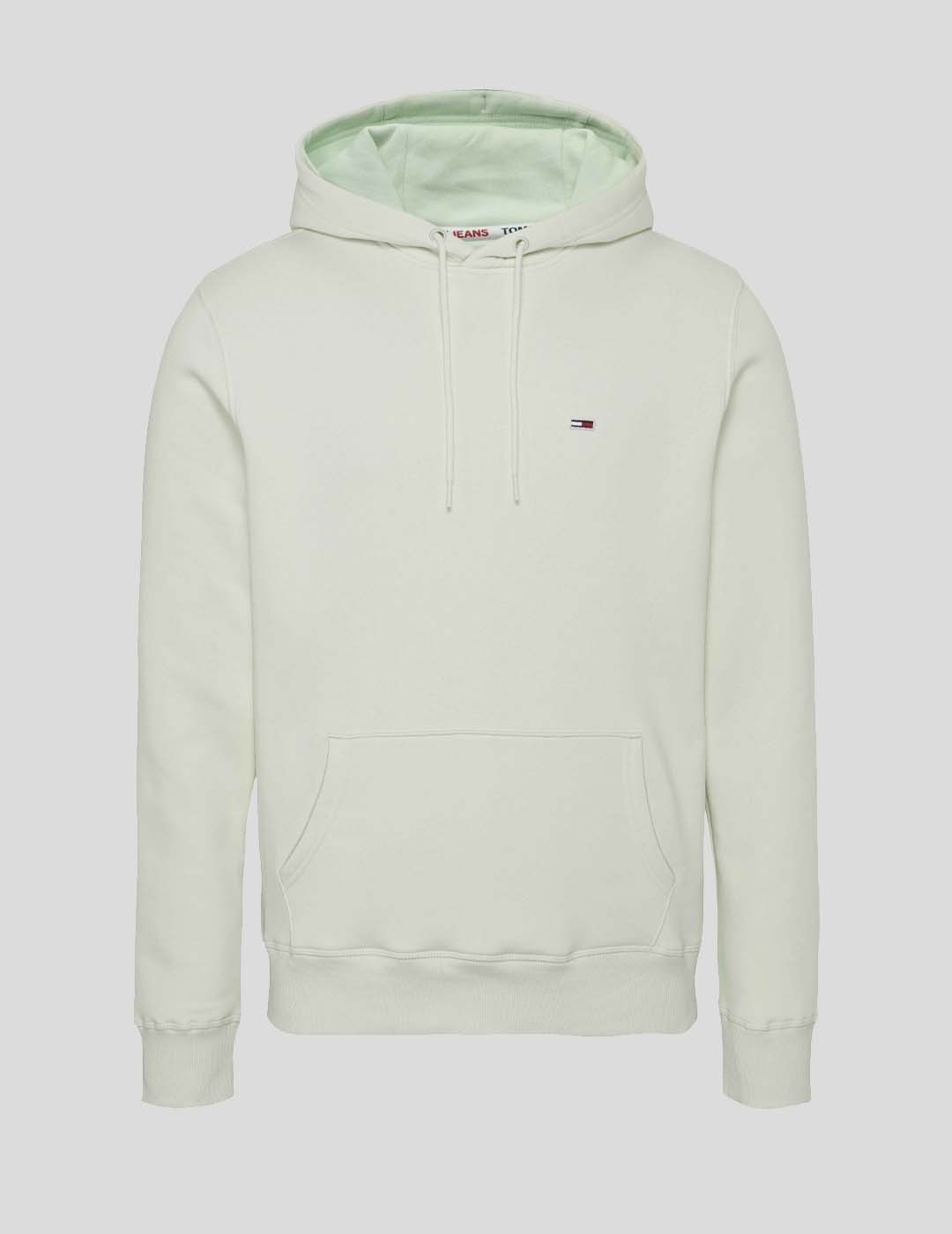 SUDADERA TOMMY JEANS REGULAR SOLID HOODIE   MINTY
