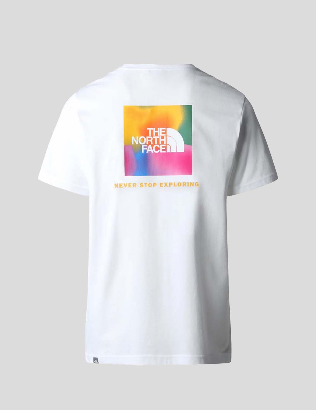 CAMISETA THE NORTH FACE RED BOX TEE   TNF WHITE/GRADIENT PRINT