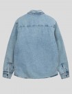 CHAQUETA STUSSY SHERPA LINED DENIM SHIRT  STONE WASHED