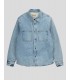 CHAQUETA STUSSY SHERPA LINED DENIM SHIRT  STONE WASHED