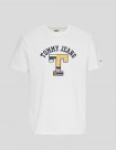 CAMISETA TOMMY JEANS CLASSIC CURVED LUXE TEE YBH WHITE