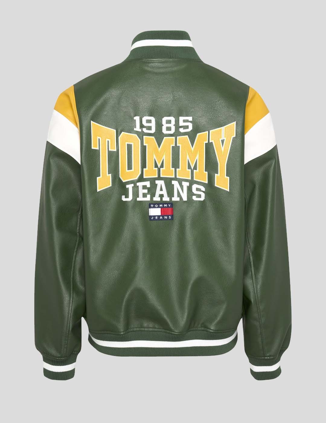 CHAQUETA TOMMY JEANS LETTERMAN RELAXED BOMBER L2M GREE
