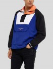 CHAQUETA TOMMY JEANS RELAXED COLORBLOCK POPOVER JACKET C9B MULTI