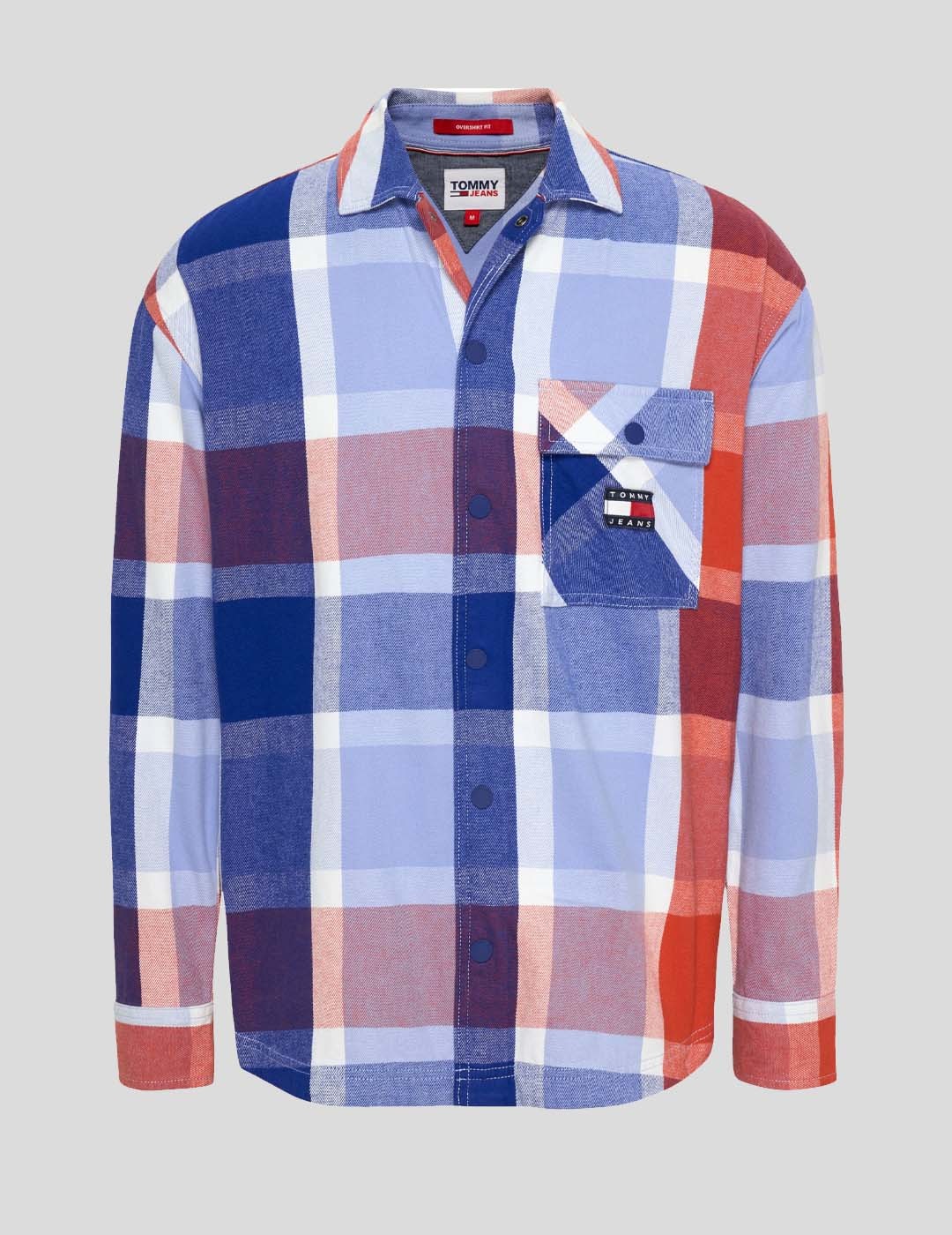 CAMISA TOMMY JEANS TWILL CHECK OVERSHIRT C3X MULTI