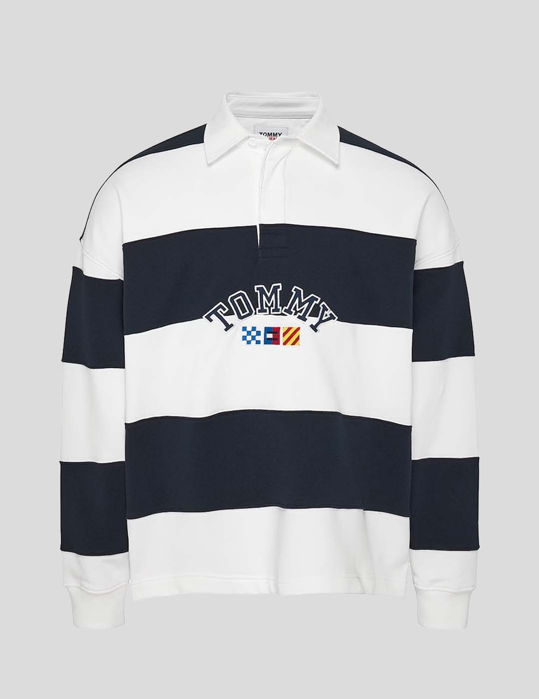 CAMISETA TOMMY JEANS RELAX RUGBY ARCHIVE COLORBLOCK POLO DW5 MULTI