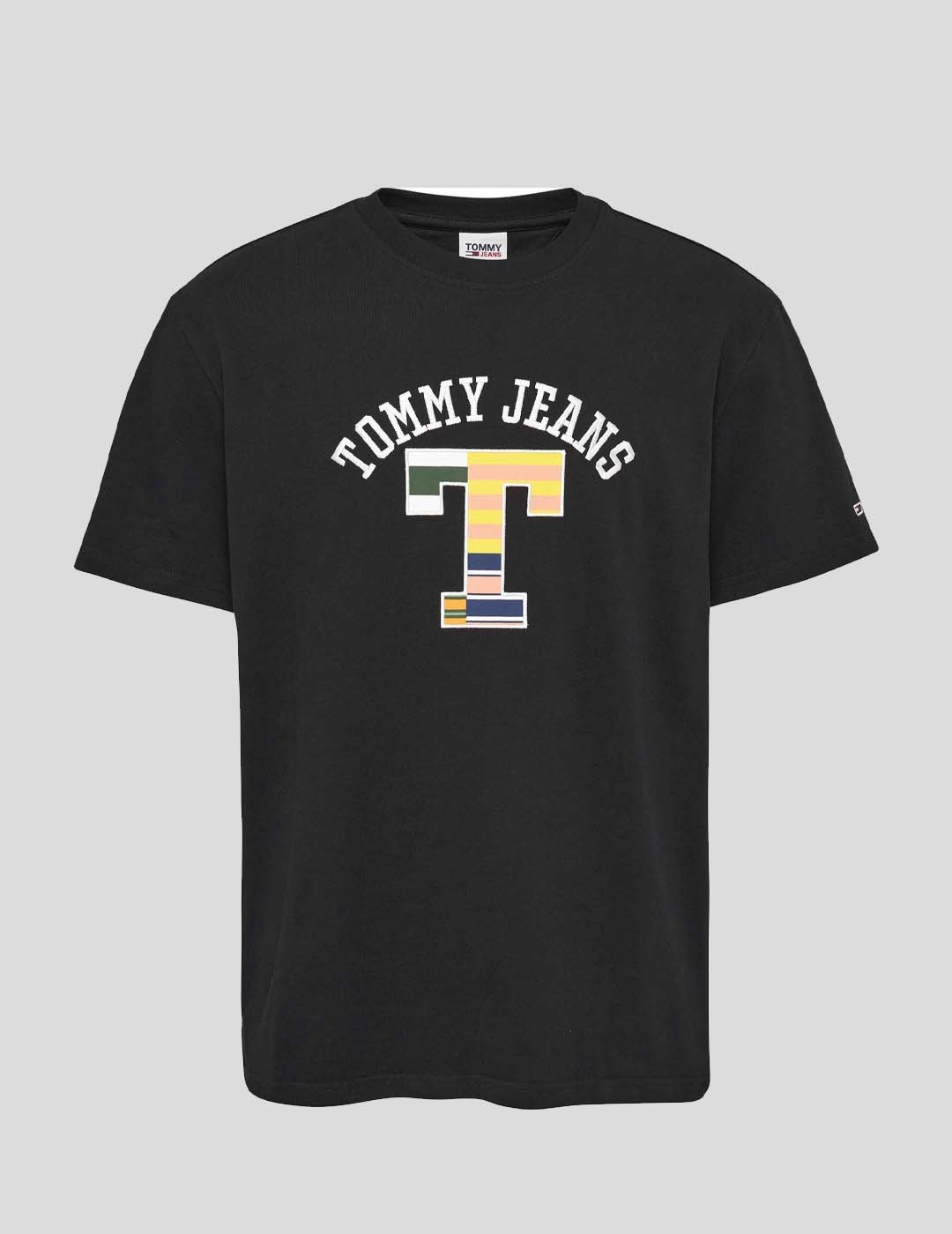 CAMISETA TOMMY JEANS CLASSIC CURVED LUXE TEE BDS BLACK