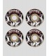 RUEDAS SPITFIRE F4 VENOM 53MM 99A  BLACK/WHITE/RED
