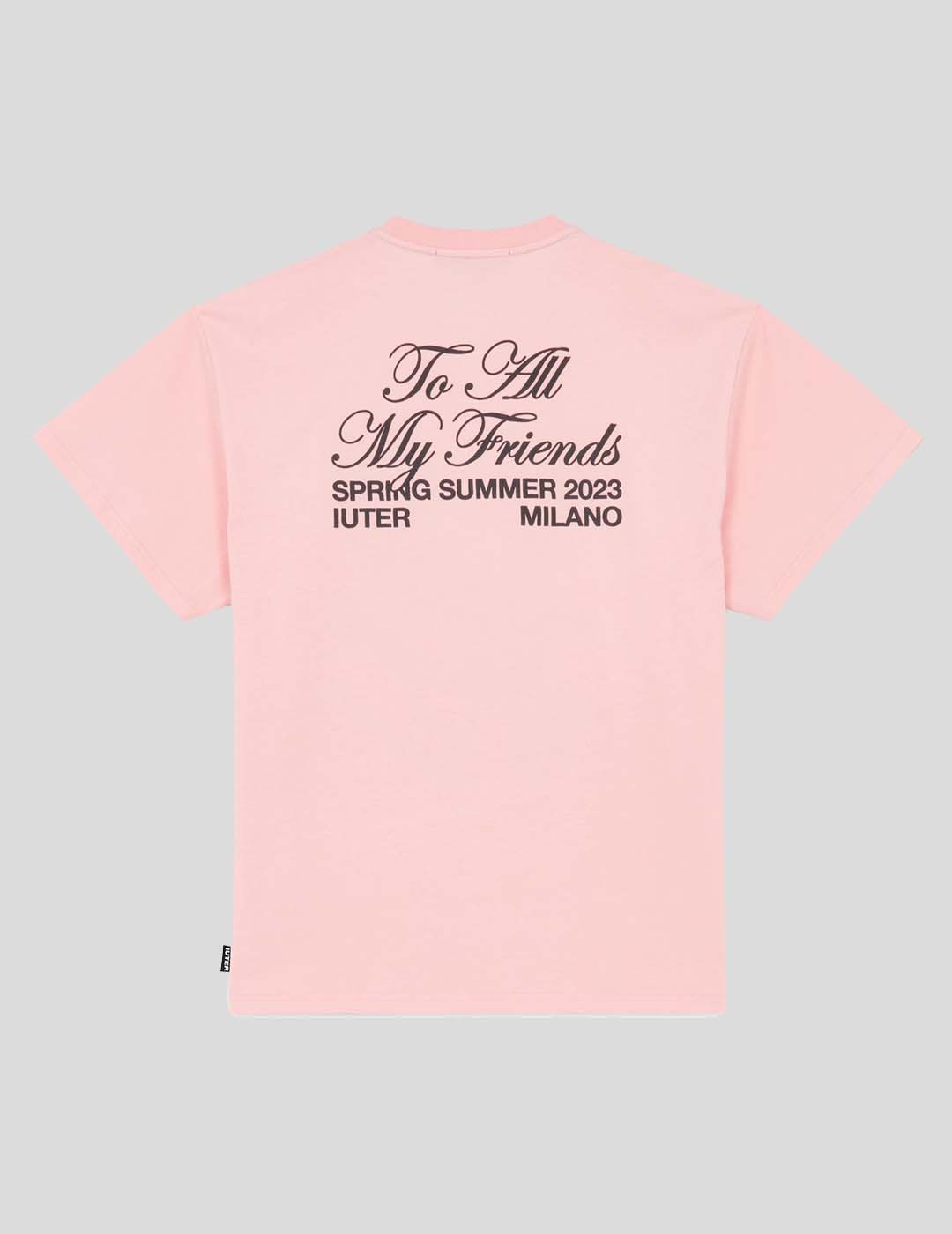 CAMISETA IUTER TO ALL MY FRIENDS TEE  PINK