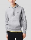 SUDADERA LACOSTE SUDADERA CON CAPUCHA ALGODÓN ECOLÓGICO  ARGENT CHINE