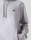 SUDADERA LACOSTE SUDADERA CON CAPUCHA ALGODÓN ECOLÓGICO  ARGENT CHINE