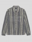 CAMISA STUSSY STRIPE SHERPA SHIRT  CHARCOAL