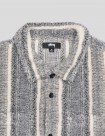 CAMISA STUSSY STRIPE SHERPA SHIRT  CHARCOAL