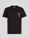 CAMISETA TOMMY JEANS CLASSIC GOLD SIGNATURE TEE BDS BLACK