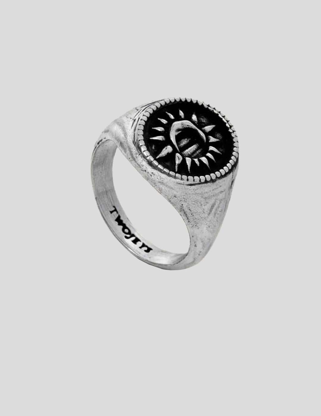 ACCESORIOS TWOJEYS MIDNIGHT RING  SILVER