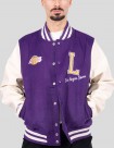 Chaqueta Mitchell & Ness NBA Varsity - LA Lakers Púrpura