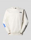 SUDADERA THE NORTH FACE NSE GRAPHIC CREW  WHITE DUNE