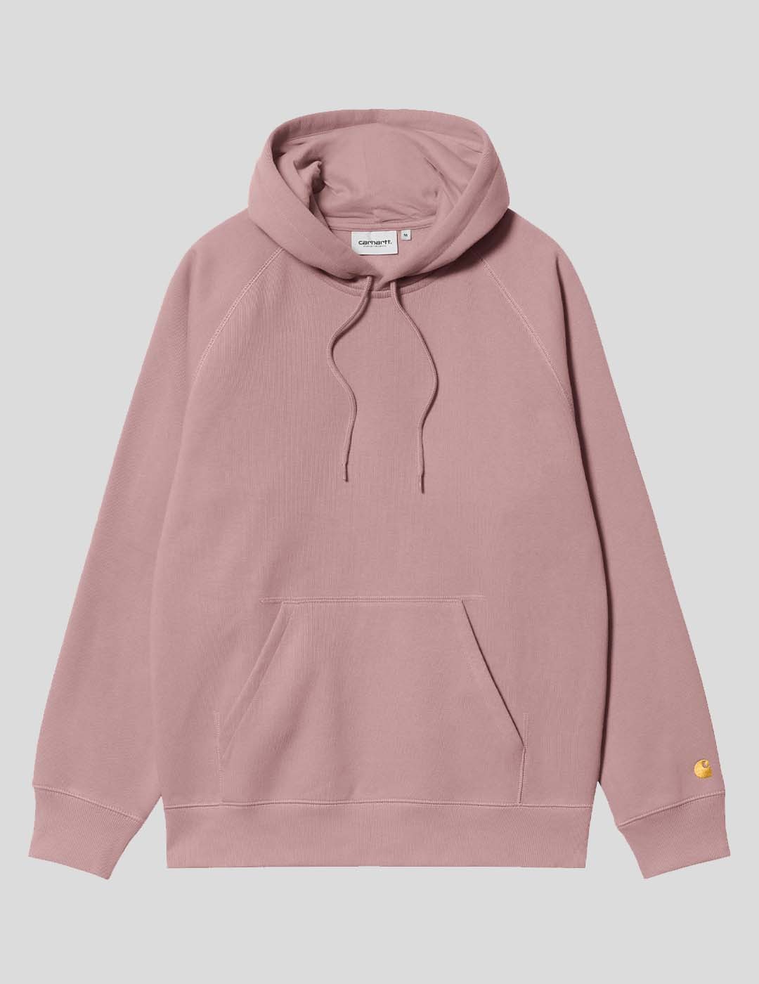 SUDADERA CARHARTT WIP  HOODED CHASE SWEAT  GLASSY PINK/GOLD