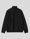 SUDADERA CARHARTT WIP HALF ZIP AMERICAN SCRIPT NEGRO/ORO