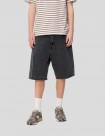 SHORTS CARHARTT WIP  LANDON SHORT  BLACK (HEAVY STONE WASH)