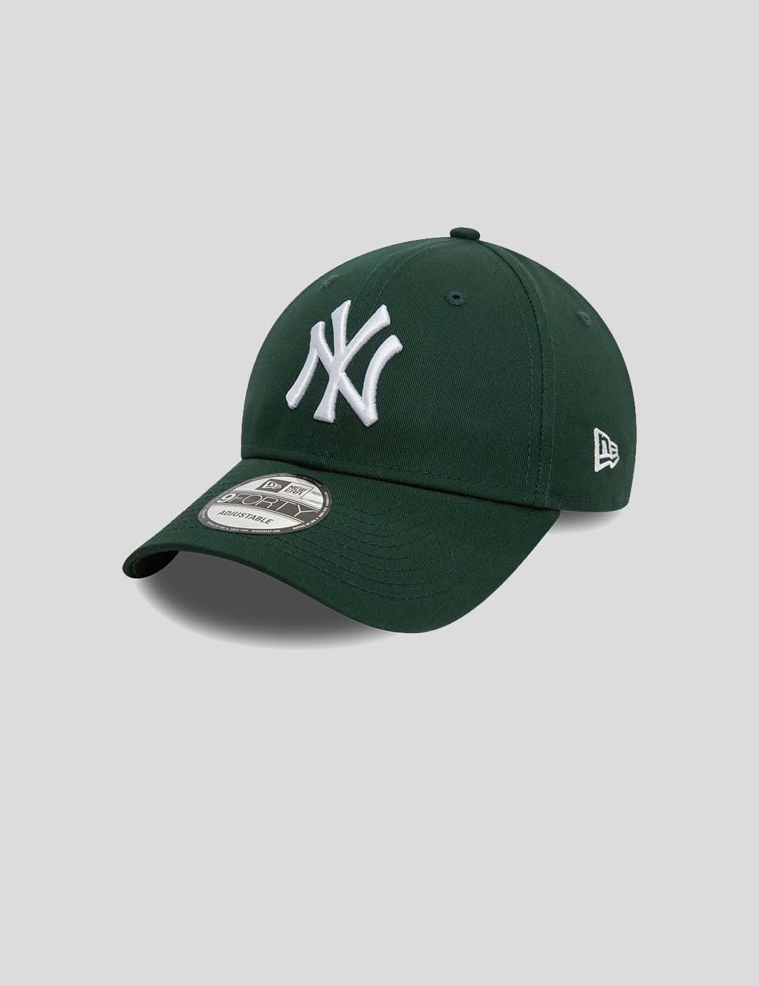 GORRA NEW ERA NEW YORK YANKEES ESSENTIAL 9FORTY  DARK GREEN/WHITE
