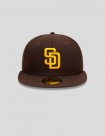 GORRA NEW ERA SAN DIEGO PADRES MLB 59FIFTY FITTED  BROWN/YELLOW