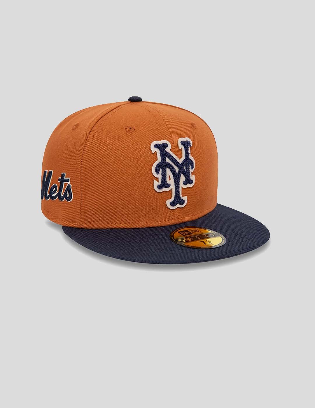 GORRA NEW ERA NEW YORK METS BOUCLE 59FIFTY FITTED   BROWN/NAVY