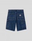 SHORTS CARHARTT WIP  SINGLE KNEE SHORT  BLUE SOTNE